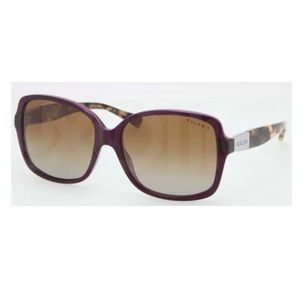 ***RALPH LAUREN POLARIZED SUNGLASSES RA5165 757/T5 PURPLE***